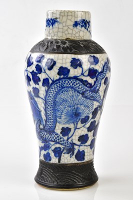 Lot 1358 - An early 20th century Chinese crackle glazed...