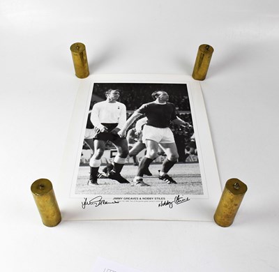 Lot 390 - TOTTENHAM HOTSPUR; two black and white posters,...