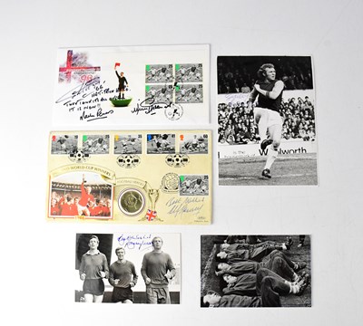 Lot 405 - WORLD CUP 1966; three black and white...