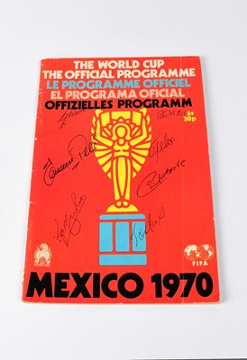 Lot 404 - WORLD CUP 1970; a programme for the Mexico...