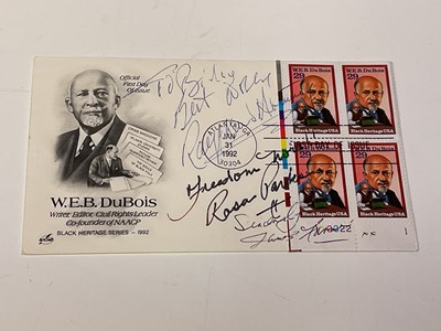 Lot 2319 - AMERICAN CIVIL RIGHTS; a W.E.Dubois first day...