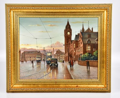 Lot 243 - STEVEN SCHOLES (born 1952); oil on canvas,...