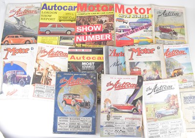 Lot 366 - THE AUTOCAR; a quantity of late 1920s...