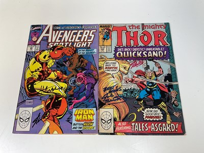 Lot 2307 - AVENGERS SPOTLIGHT & THOR; two comic books,...