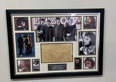 Lot 2005 - JOHN LENNON (1940-1980); original sketch, "The...