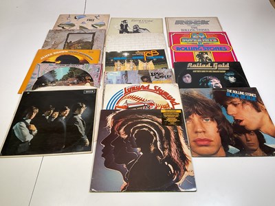 Lot 2150 - Quantity of records including The Rolling...
