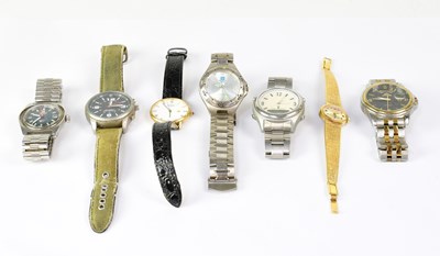 Lot 922 - Six gentlemen's wristwatches, including Rotary...
