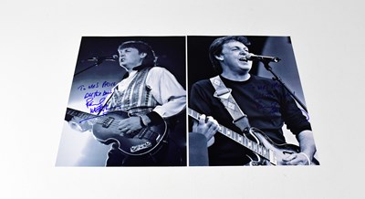 Lot 239 - PAUL MCCARTNEY; two black and white...