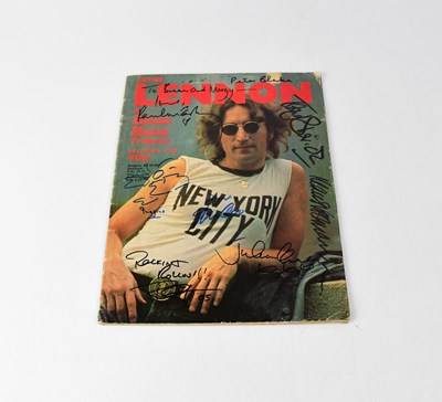 Lot 225 - JOHN LENNON; a copy of Melody Maker Tribute...