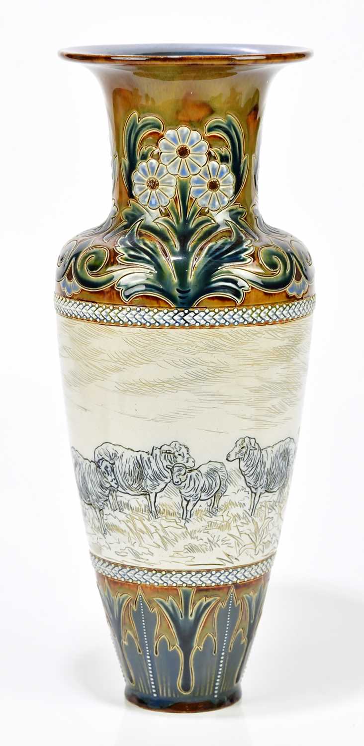 Lot 55 - HANNAH BARLOW FOR DOULTON LAMBETH; a large...