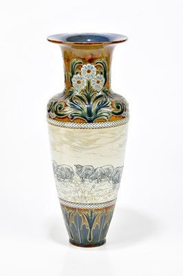Lot 55 - HANNAH BARLOW FOR DOULTON LAMBETH; a large...