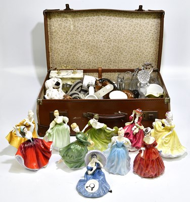 Lot 1530 - Ten Royal Doulton figures (seven seconds),...