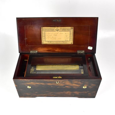 Lot 681 - W. O. FIELD; a 19th century inlaid rosewood...