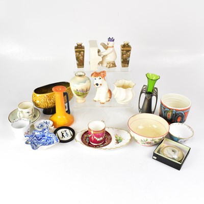 Lot 522 - A mixed lot of ceramics and glassware, to...