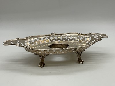 Lot 1122 - WALKER & HALL; an Edwardian hallmarked silver...