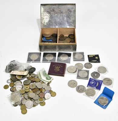 Lot 2228 - A small collection of various coins to include...