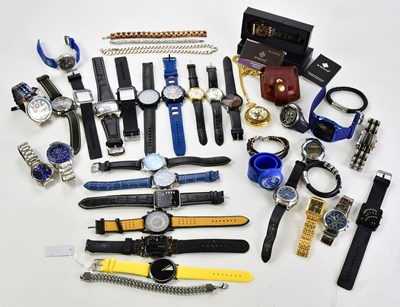 Lot 2214 - A quantity of fashion watches to include...