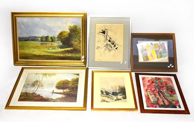 Lot 534 - Six various pictures