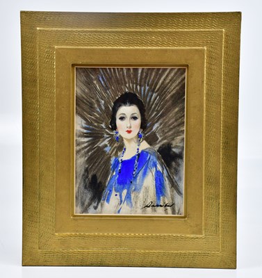 Lot 358 - WILLIAM H BARRIBAL (1873-1956); gouache, 'A...