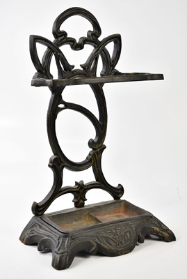 Lot 2305 - A Victorian style cast iron stick stand,...