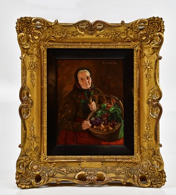 Lot 377 - RICHARD NITSCH (1866-1945); oil on board,...