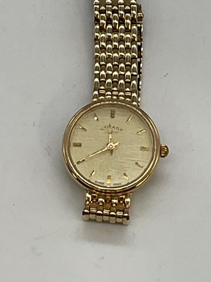 Lot 1304 - ROTARY; a lady's 9ct yellow gold wristwatch...