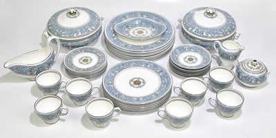 Lot 1448 - WEDGWOOD; a 'Florentine' pattern forty-six...