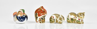 Lot 1512 - ROYAL CROWN DERBY; a group of four...