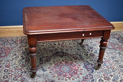 Lot 2412 - A 19th century mahogany dining table of...