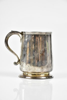 Lot 2052 - A hallmarked silver christening mug inscribed '...