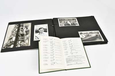 Lot 1605 - JACK BRABHAM; a photo album to include signed...