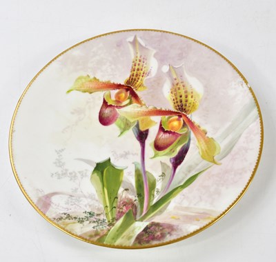 Lot 1460 - DOULTON BURSLEM; a hand painted plate...