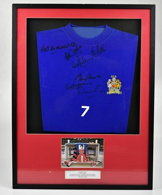 Lot 1231 - MANCHESTER UNITED; a signed European Cup Final...