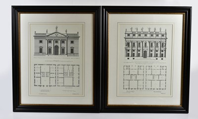 Lot 387 - COLEN CAMPBELL; a set of four engravings, to...