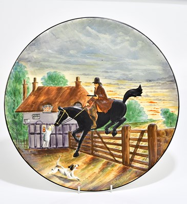 Lot 1559 - BURLEIGHWARE; a ceramic charger, relief...