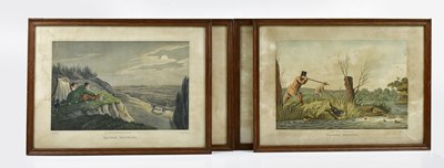 Lot 1222 - AFTER H ALKEN; four sporting engravings,...