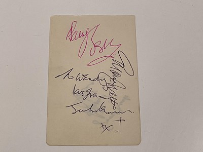 Lot 2224 - JOHN LENNON; a page from an autograph book...