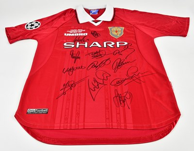 Lot 1274 - MANCHESTER UNITED; a signed 1999 Camp Nou...