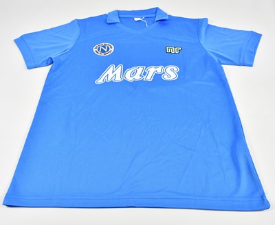 Lot 1276 - DIEGO MARADONA; a signed Napoli football shirt,...