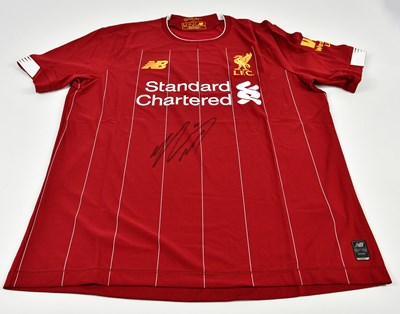 Lot 1339 - MOHAMED SALEH; a signed Liverpool Premier...