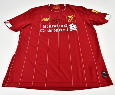 Lot 1341 - VIRGIL VAN DIJK: a signed Liverpool Premier...