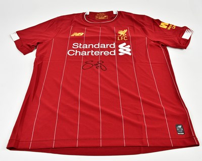 Lot 1342 - SADIO MANÉ; a signed Liverpool Premier League...