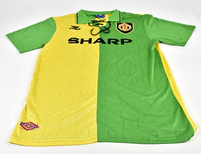 Lot 1327 - ERIC CANTONA; a signed Newton Heath...