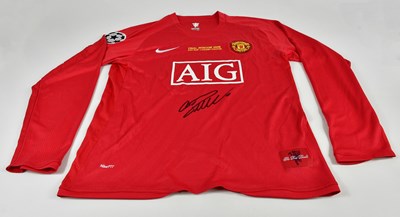 Lot 1285 - CRISTIANO RONALDO; a signed 2008 Manchester...