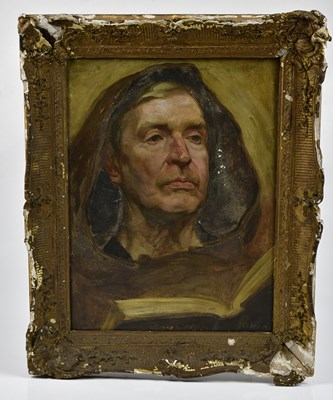 Lot 370 - RIDLEY; oil on canvas, portrait of a gentleman...