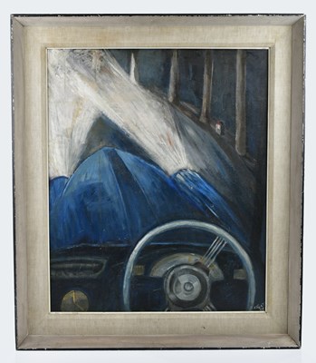Lot 400 - FRANCOISE CLARKE-FORT; oil on canvas, 'Night...