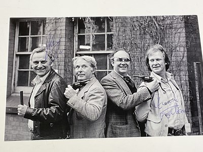 Lot 2201 - THE SWEENEY; a black and white promotional...
