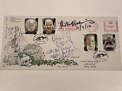 Lot 2148 - VARIOUS ACTORS; a first day cover bearing the...