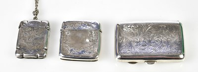 Lot 2231 - J&R GRIFFIN; a George V hallmarked silver...