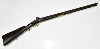 Lot 578 - A 19th century percussion cap eighteen bore...